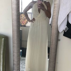 Cream Floor Length Dress
